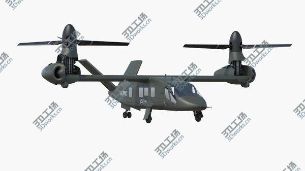 images/goods_img/20210312/Bell V-280 Valor Tiltrotor Aircraft Rigged 3D model/4.jpg